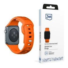 Ремінець 3mk Silicone Watch Strap для Apple Watch Series 11/10 42 mm | Series 9/8/7 41 mm | 6/5/SE 40 mm | 3/2/1 38 mm Orange (5903108565660)