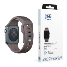Ремешок 3mk Silicone Watch Strap для Apple Watch Ultra 3/2/1 49 mm | Series 11/10 42 mm | Series 9/8/7 41 mm | 6/5/SE 40 mm | 3/2/1 38 mm Taupe (59031