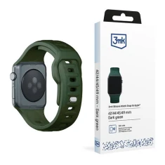 Ремінець 3mk Silicone Watch Strap для Apple Watch Ultra 3/2/1 49 mm | Series 11/10 46 mm | Series 9/8/7/6/5/4/SE 45 mm | 44 mm Dark Green (59031085657