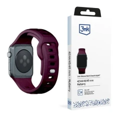 Ремешок 3mk Silicone Watch Strap для Apple Watch Ultra 3/2/1 49 mm | Series 11/10 46 mm | Series 9/8/7/6/5/4/SE 45 mm | 44 mm Mulberry (5903108565783)