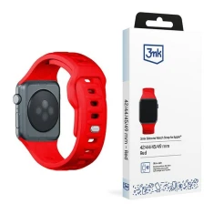 Ремінець 3mk Silicone Watch Strap для Apple Watch Ultra 3/2/1 49 mm | Series 11/10 46 mm | Series 9/8/7/6/5/4/SE 45 mm | 44 mm Red (5903108565837)
