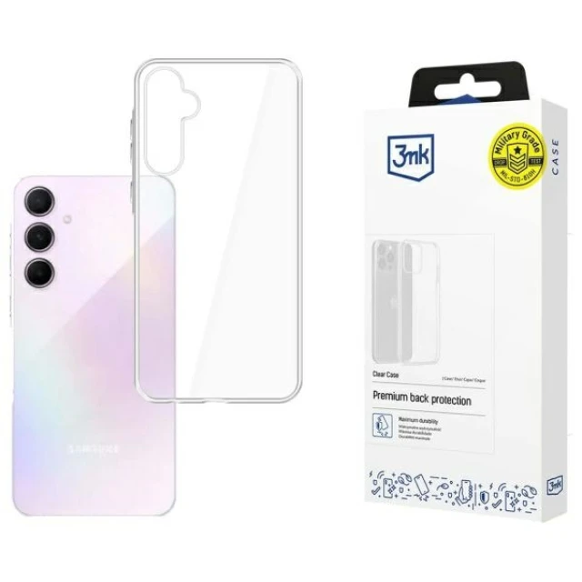 Чехол 3mk Clear Case для Samsung Galaxy M35 5G Transparent (5903108566032)