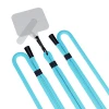 Універсальний шнурок 3mk EasyClip Light Blue with Black Metal (5903108568654)