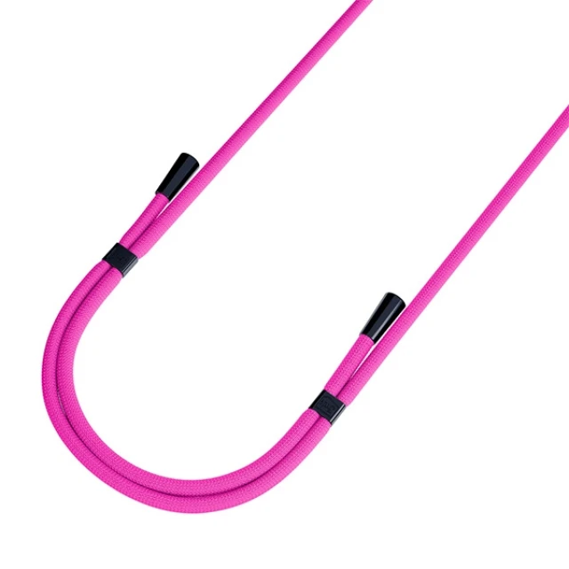 Универсальный шнурок 3mk EasyClip Pink with Black Metal (5903108568661)