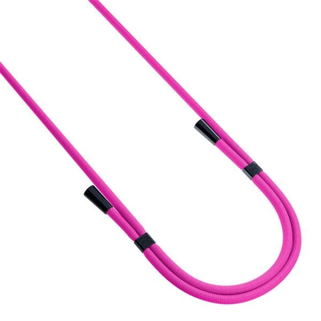 Универсальный шнурок 3mk EasyClip Pink with Black Metal (5903108568661)