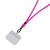 Универсальный шнурок 3mk EasyClip Pink with Black Metal (5903108568661)