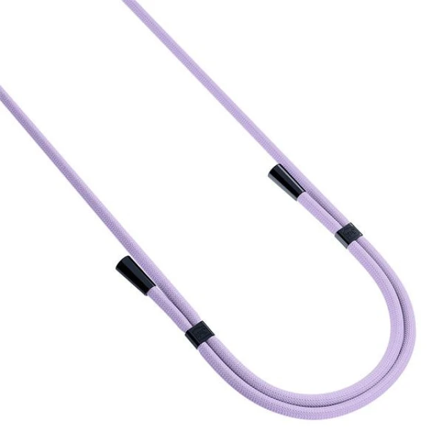 Універсальний шнурок 3mk EasyClip Purple with Black Metal (5903108568678)