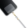 Універсальний шнурок 3mk EasyClip White with Gold Metal (5903108568692)