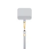 Універсальний шнурок 3mk EasyClip White with Gold Metal (5903108568692)