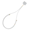 Універсальний шнурок 3mk EasyClip White with Gold Metal (5903108568692)
