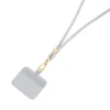 Універсальний шнурок 3mk EasyClip White with Gold Metal (5903108568692)