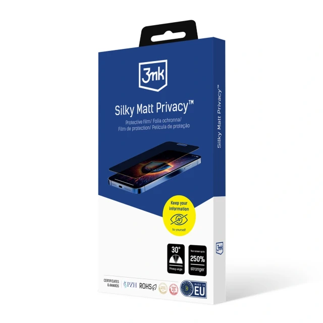 Захисна плівка 3mk Silky Matt Privacy для iPhone 14 Pro (5903108571333)