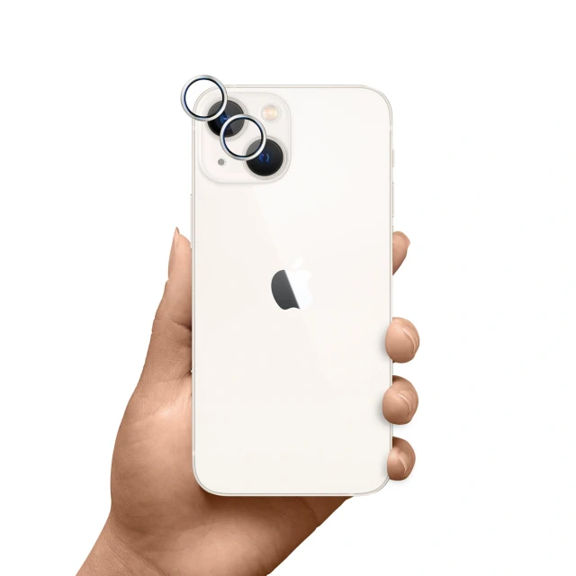 Захисне скло для камери 3mk Hardy Lens Protection Pro для iPhone 13 Mini/13 Silver (5903108573559)