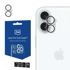 Захисне скло для камери 3mk Lens Pro Full Cover для iPhone 16 / iPhone 16 Plus (5903108588485)