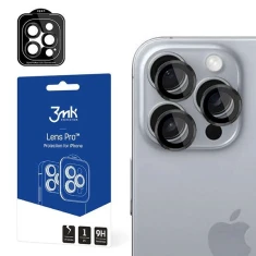 Захисне скло для камери 3mk Lens Protection Pro для iPhone 16 Pro | 16 Pro Max Black (5903108588584)
