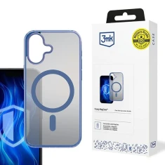Чехол 3mk Frosty MagCase для iPhone 16 Blue with MagSafe (5903108596381)