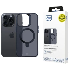 Чохол 3mk Smoke Case Mag&Stand для iPhone 16 Pro Max Black with MagSafe (5903108597234)