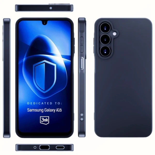 Чехол 3mk Matt Case для Samsung Galaxy A16 Черный (5903108601726)