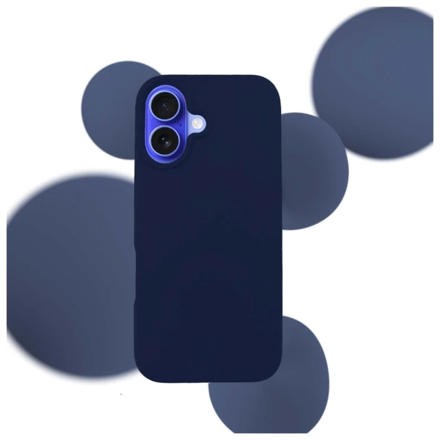 Чохол 3mk Silicone Case для iPhone 16 Dark Navy (5903108603935)
