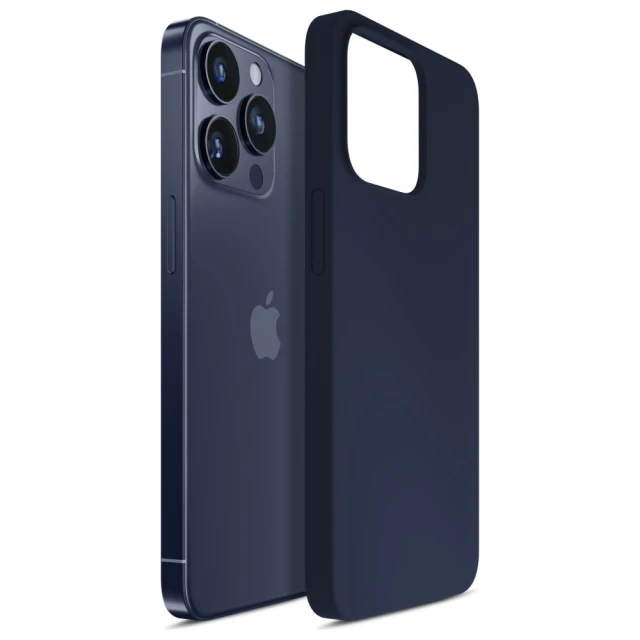 Чохол 3mk Silicone Case для iPhone 16 Pro Dark Navy (5903108603966)