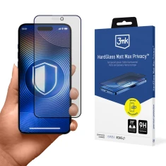 Захисне скло 3mk HardGlass Matt Max Privacy для iPhone 16 Pro Max (3MK_5903108604574)