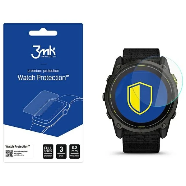 Захисне скло 3mk FlexibleGlass Watch для Garmin Enduro 3 (5903108604727)