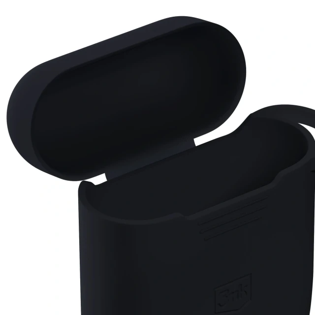 Чохол 3mk Silicone AirPods Case для AirPods 4 Black (5903108605489)