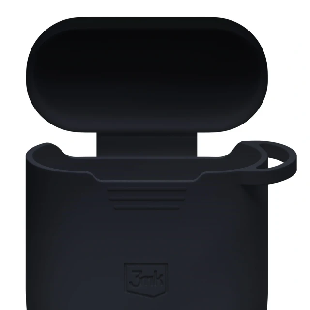 Чохол 3mk Silicone AirPods Case для AirPods 4 Black (5903108605489)