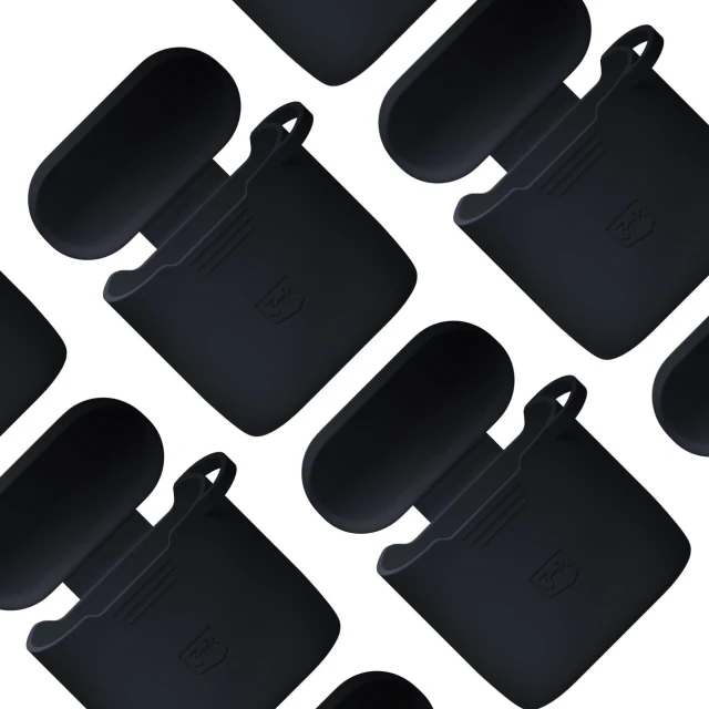 Чохол 3mk Silicone AirPods Case для AirPods 4 Black (5903108605489)