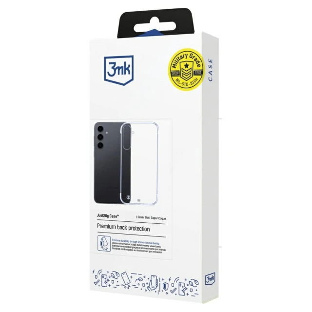 Чохол 3mk Just20g Clear Case для Samsung Galaxy S24 (S921) Transparent (5903108609562)