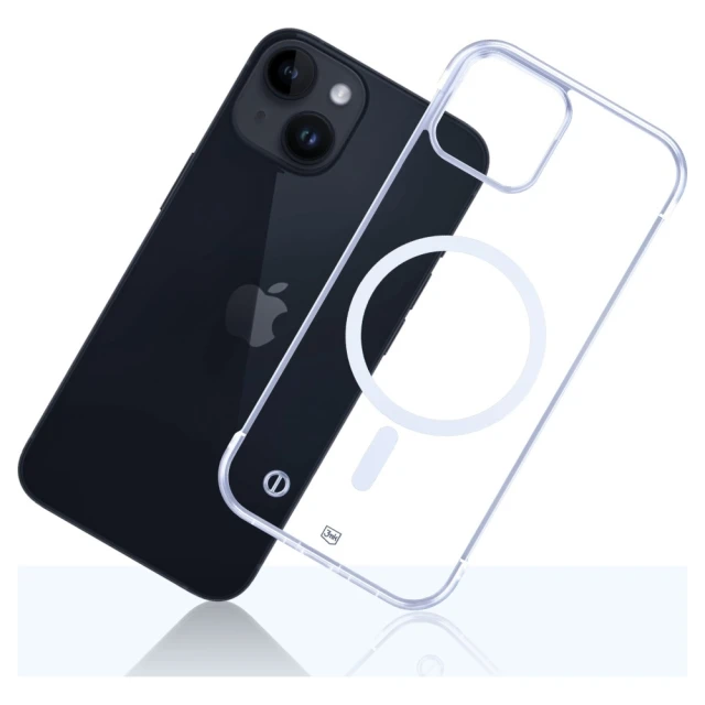 Чохол 3mk Just20g MagCase для iPhone 14 Transparent with MagSafe (5903108609623)