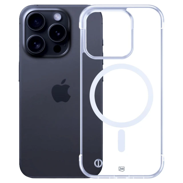 Чохол 3mk Just20g MagCase для iPhone 14 Pro Transparent with MagSafe (5903108609630)