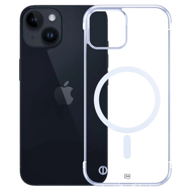 Чохол 3mk Just20g MagCase для iPhone 14 Plus Transparent with MagSafe (5903108609647)