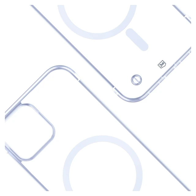 Чохол 3mk Just20g MagCase для iPhone 14 Plus Transparent with MagSafe (5903108609647)