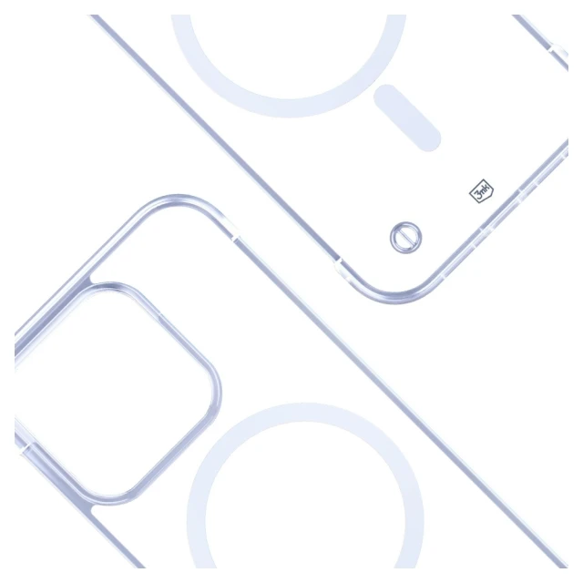 Чохол 3mk Just20g MagCase для iPhone 14 Pro Max Transparent with MagSafe (5903108609654)