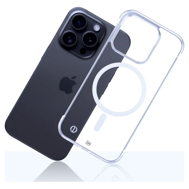 Чохол 3mk Just20g MagCase для iPhone 14 Pro Max Transparent with MagSafe (5903108609654)