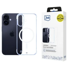 Чехол 3mk Just20g MagCase для iPhone 16 Transparent with MagSafe (5903108609708)