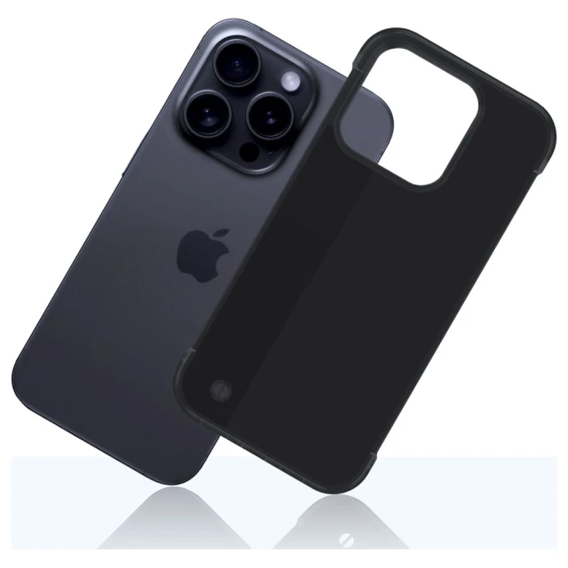 Чехол 3mk Just20g Matt Case для iPhone 15 Pro Max Black (5903108609906)