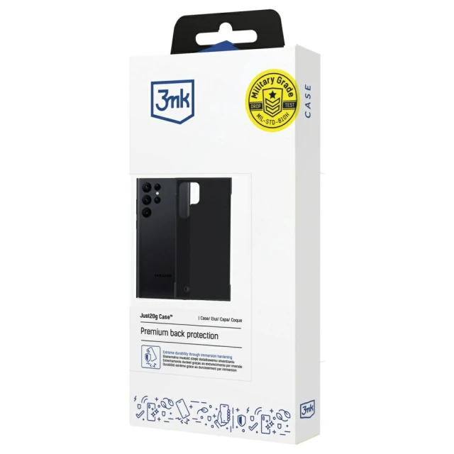 Чохол 3mk Just20g Matt Case для Samsung Galaxy S22 Ultra 5G (S908) Black (5903108609968)