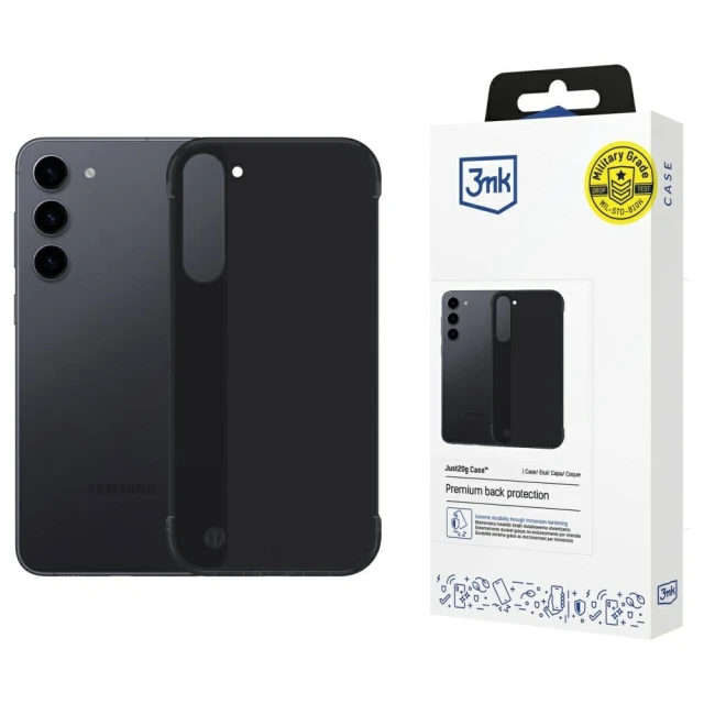 Чохол 3mk Just20g Matt Case для Samsung Galaxy S23 Plus (S916) Black (5903108609975)