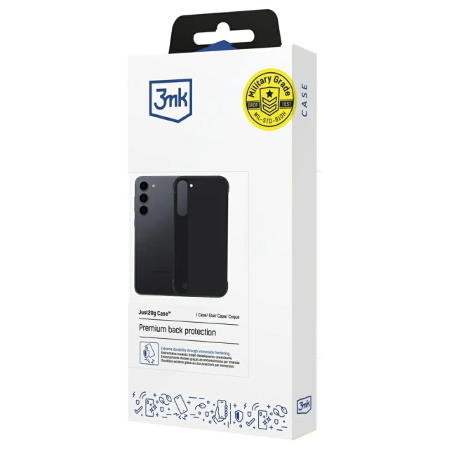 Чохол 3mk Just20g Matt Case для Samsung Galaxy S23 Plus (S916) Black (5903108609975)