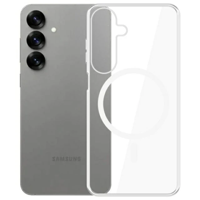 Чохол 3mk MagCase для Samsung Galaxy S25 Plus Clear with MagSafe (5903108611640)