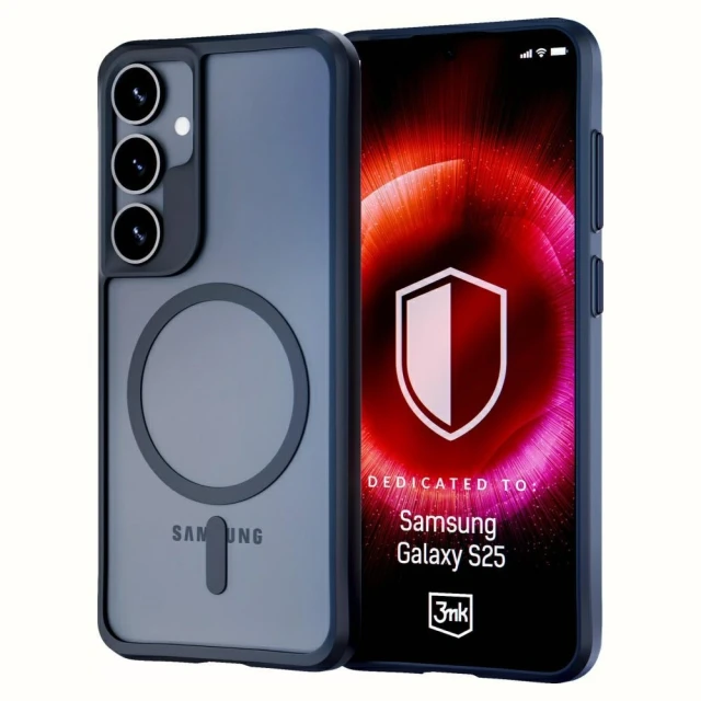 Чохол 3mk Satin Armor MagCase для Samsung Galaxy S25 (S931) Transparent with MagSafe (5903108615457)