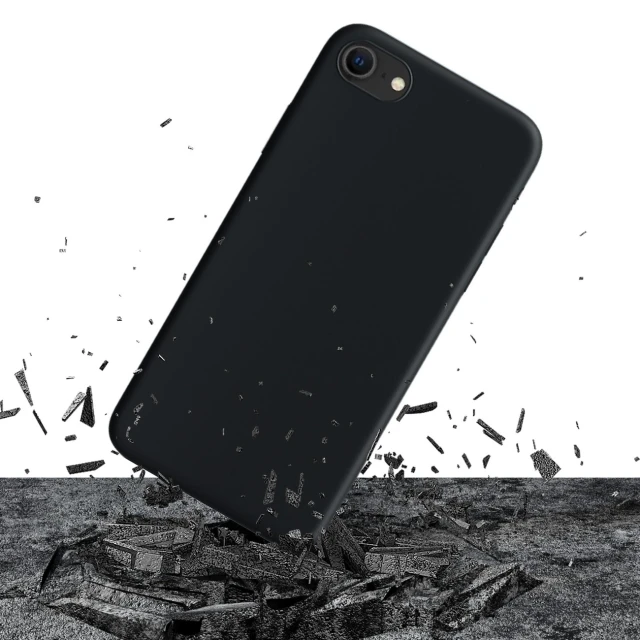 Чохол 3mk Matt Case Pro для iPhone SE 2020 Чорний (5903108618441)