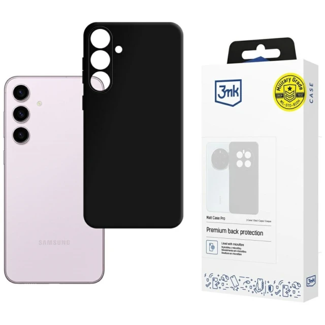 Чохол 3mk Matt Case Pro для Samsung Galaxy S24 (S921) Black (5903108618601)