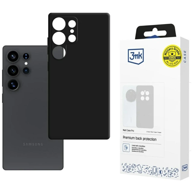 Чохол 3mk Matt Case Pro для Samsung Galaxy S25 Ultra (S938) Black (5903108618656)