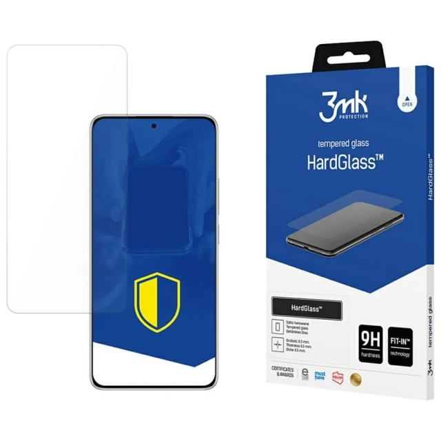 Захисне скло 3mk HardGlass для Xiaomi Redmi Note 14 4G/5G (5903108621038)