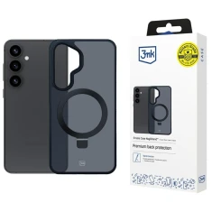 Чохол 3mk Smoke Case Mag&Stand для Samsung Galaxy S25 (S931) Black with MagSafe (5903108625371)