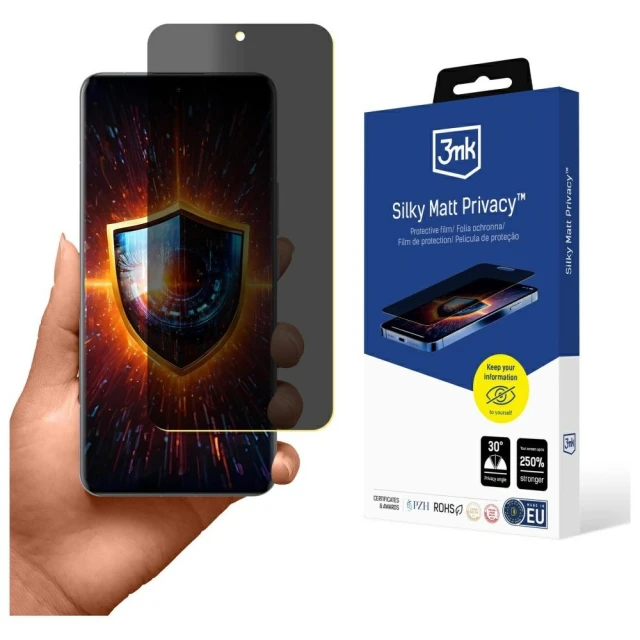 Захисна плівка 3mk Silky Matt Privacy для Xiaomi 15 Ultra Black (5903108635486)