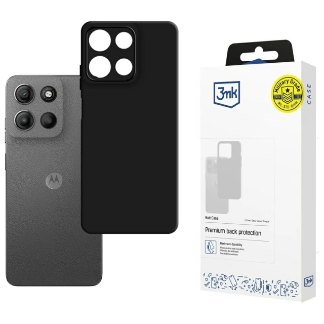 Чохол 3mk Matt Case для Motorola Moto G15 | G15 Power Black (5903108635721)